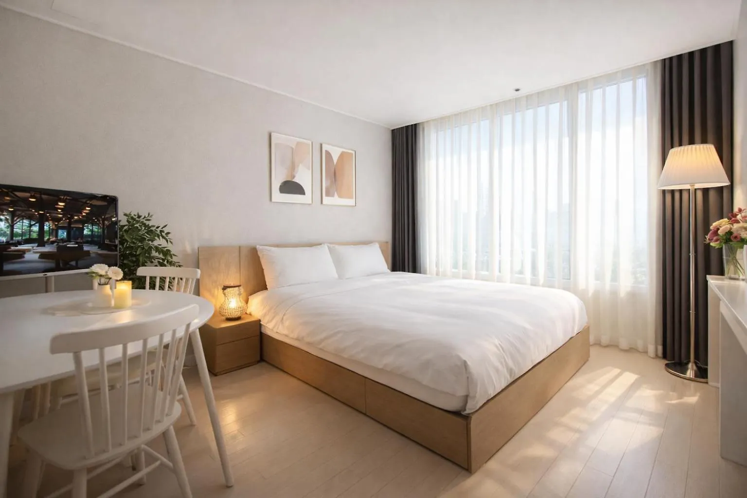 Value Stay Songdo 21층 호수뷰 루프탑수영장 호텔침구 스마트tv 공항30분 Incheon 0*,  South Korea
